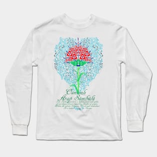 Osmanlı Arap Sümbülü Long Sleeve T-Shirt